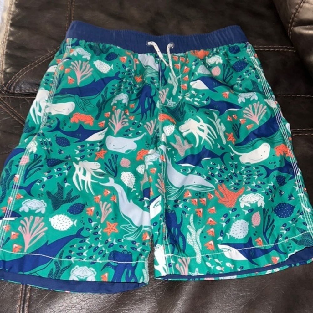 GAP boys swim trucks sharks ocean​